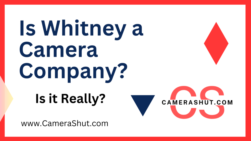 Is Whitney a Camera Company?